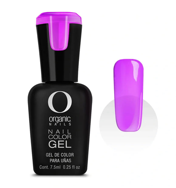 Crystalline Organic Nails Gel Purple 7.5 ML