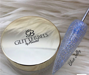 Glitterbels Blue Jelly Acrylic GB001