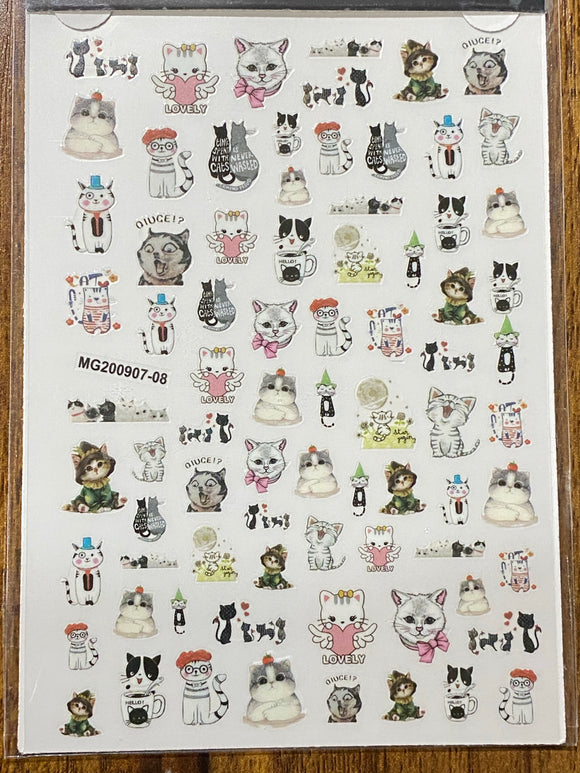 Sticker MG200907-08 CATS