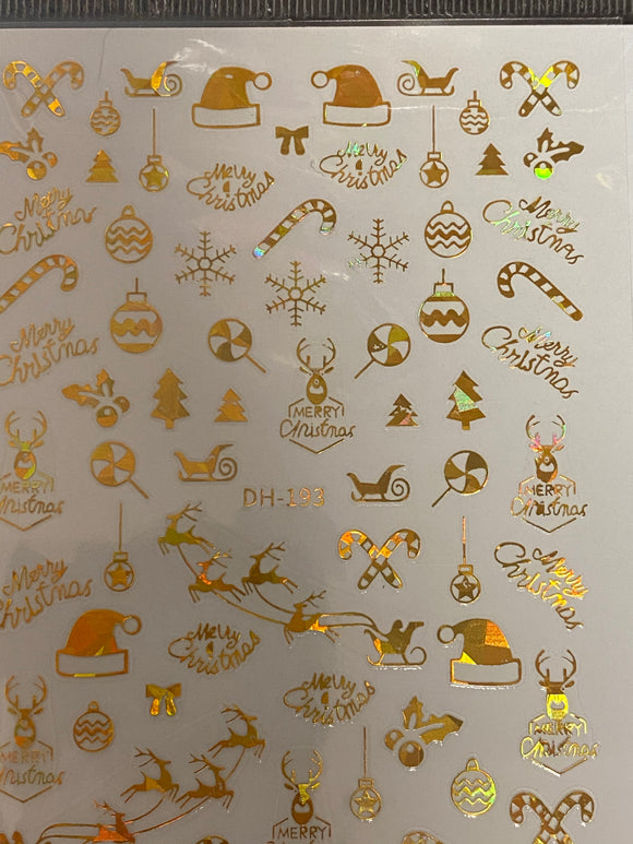 Christmas Sticker DH-193 Dorado