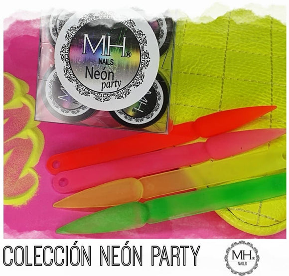 MH Nails Neon Party Acrylic Collection