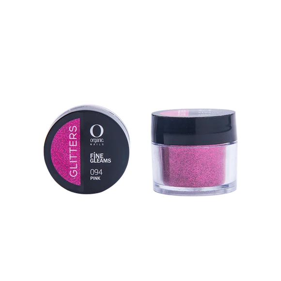 Organic Nails Glitter Pink 094