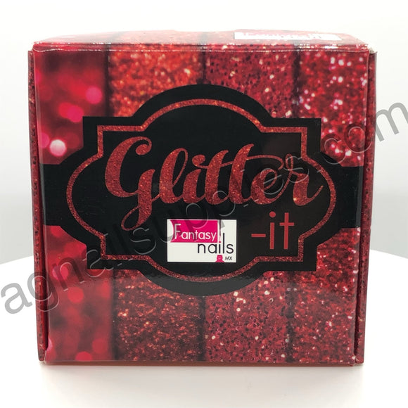 Fantasy Nails Glitter-it Red Collection