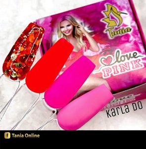 Tania Love Pink Acrylic Collection