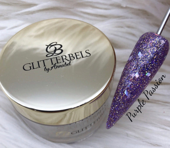Glitterbels Purple Passion Acrylic GB089
