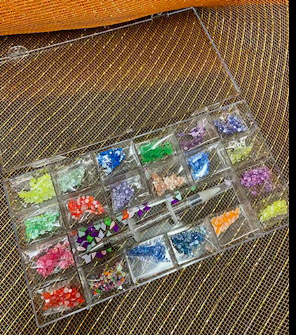Caja de Crystales Neon