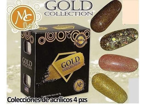 Gold MC Nails Acrylic Collection