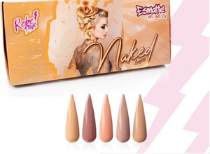 Rebel Pink Gama Naked 5 pzas