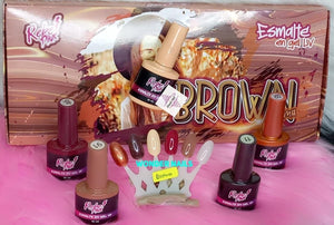 Rebel Pink Gama Brown 5 pzas