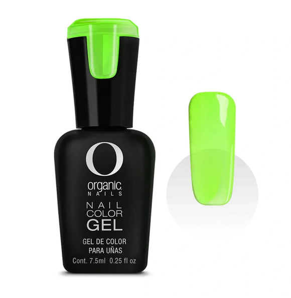 Crystalline Organic Nails Gel Green 7.5 ML