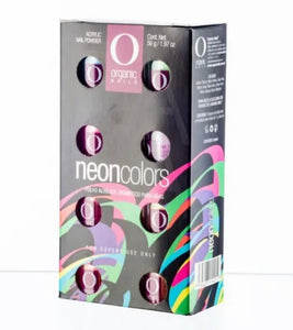 Organic Nails Neon Colors Acrylic Collection