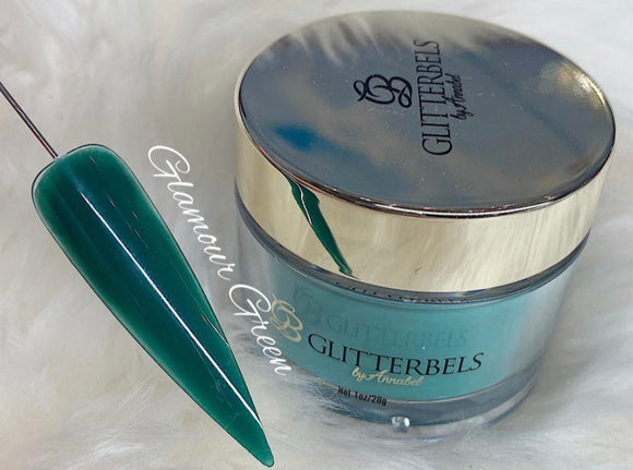 Glitterbels Glamour Green Acrylic GB377