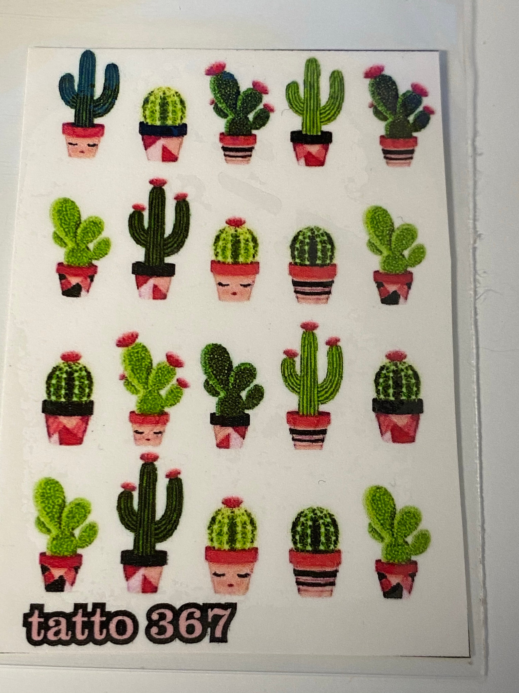 Tattoo Cactus #291 – A&G Nail Supplies Inc