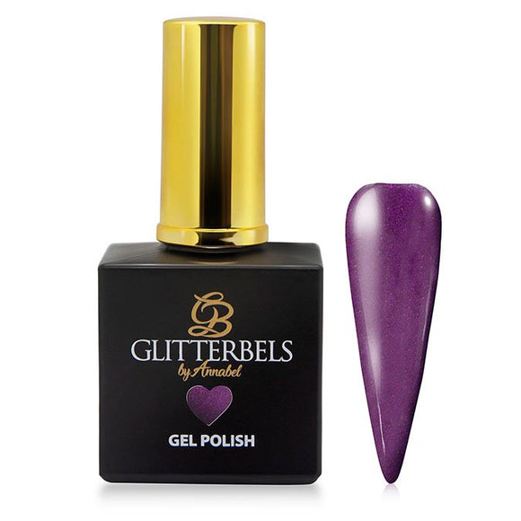 Glitterbels Purple Sparkle Gel #113