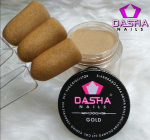 Gold Acrylic 1/4oz Dasha Nails