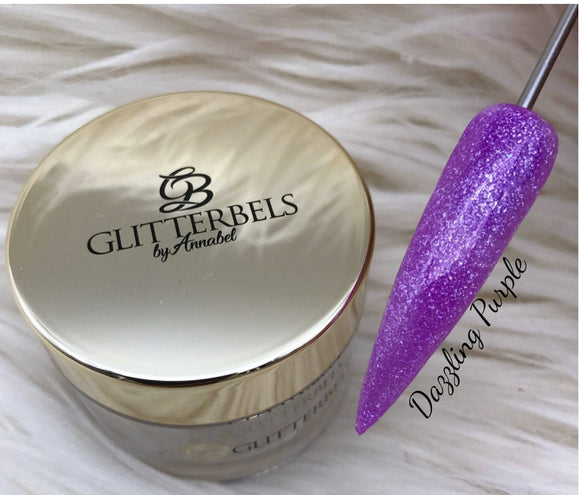 Glitterbels Dazzling Purple Acrylic GB104