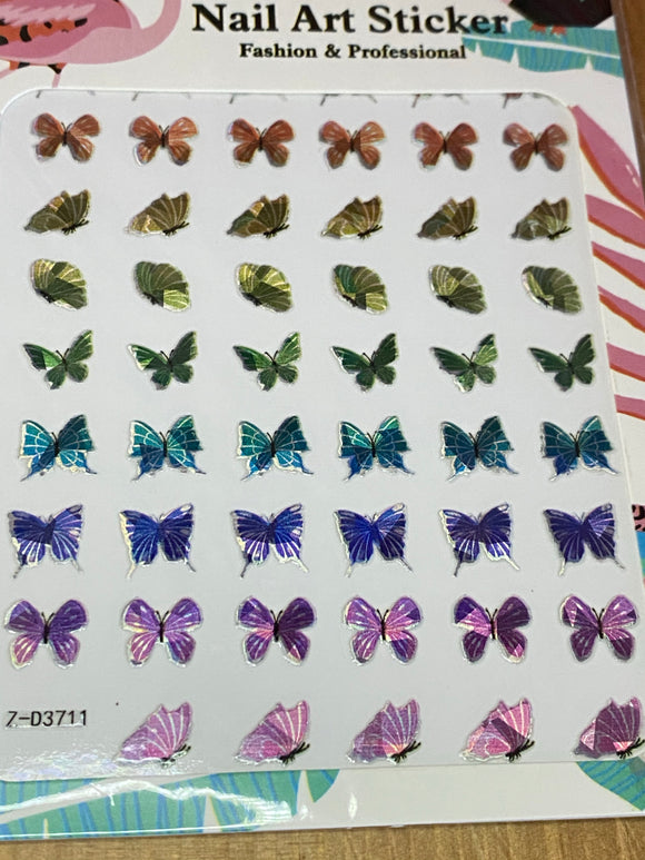 Sticker Butterfly Z-D3711