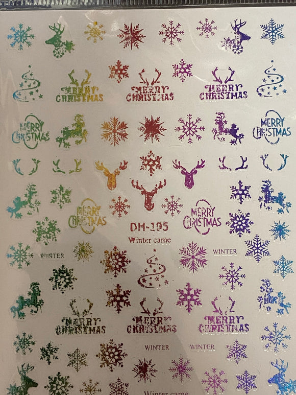 Christmas Sticker DH-195 Colores
