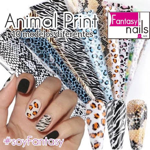 Fantasy Nails Animal Print Foil