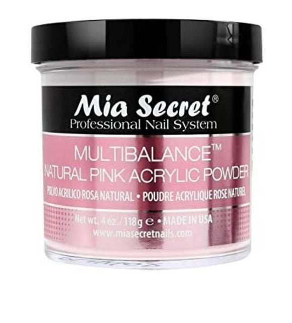 Mia Secret Multibalance Natural Pink Acrylic Powder 4 oz