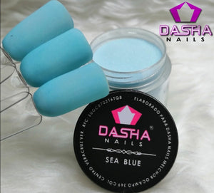 Sea Blue Acrylic 1/4oz Dasha Nails