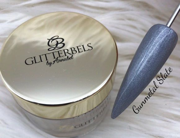 Glitterbels Gunmetal Slate Acrylic GB084