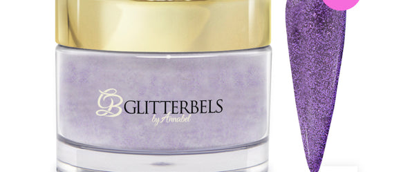 Glitterbels Glistening Purple Acrylic GB128