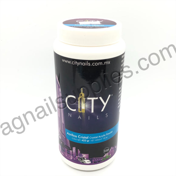 City Nails Crystal Acrylic Powder 16oz