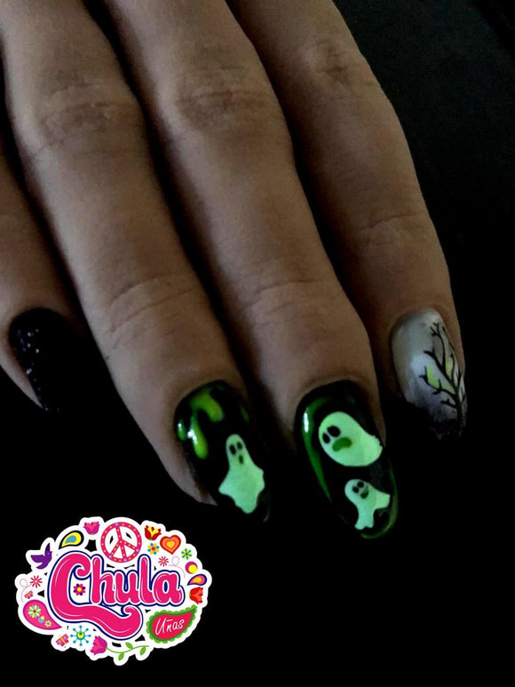 Chula Nails Sticker Fantasma Glow in the Dark