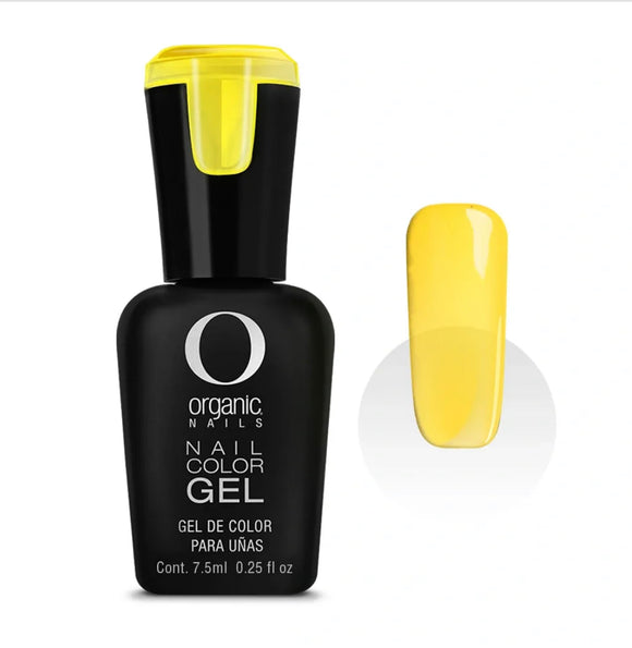 Crystalline Organic Nails Gel Yellow 7.5 ML