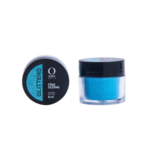 Organic Nails Glitter Blue 070