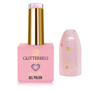 Glitterbels Hema Free Gel Polish Fruity Jelly Glitz HGEL030