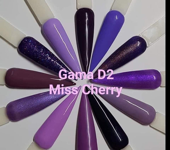 Gel Polish 12pcs Miss Cherry Gama D2