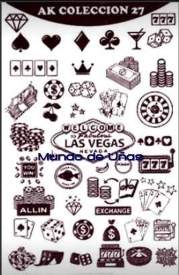 Plate #132 AK Coleccion 27 Las Vegas