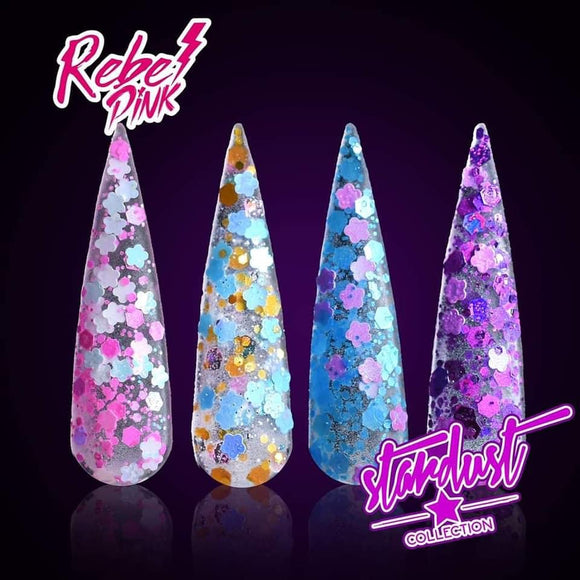 Rebel Pink Stardust Acrylic Collection