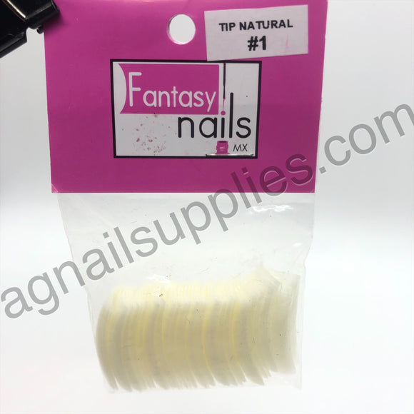 Fantasy Nails Natural Nail Tips Individuales