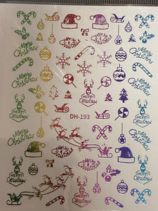 Christmas Sticker DH-193 Colores